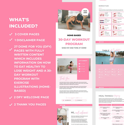 30 DAY HOME BASED WORKOUT PROGRAM