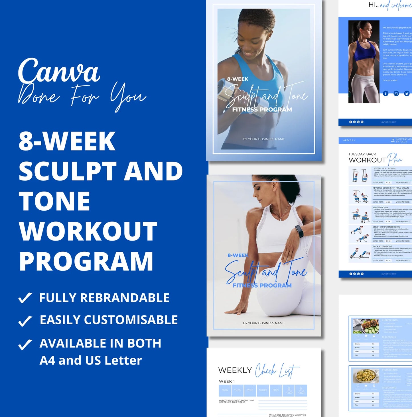 8 WEEK SCULPT & TONE WORKOUT